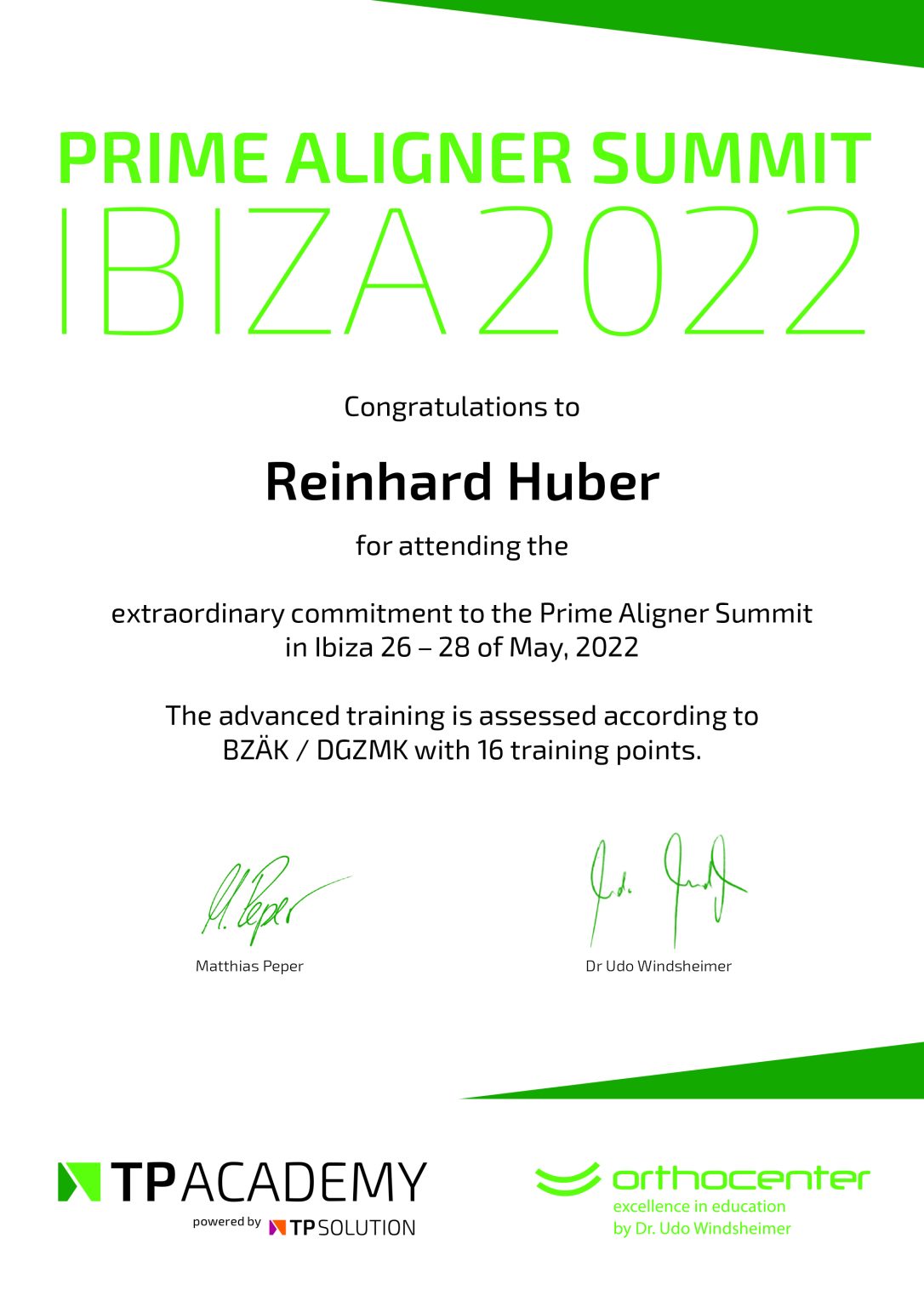 Prime Aligner Summit - Ibiza 2022